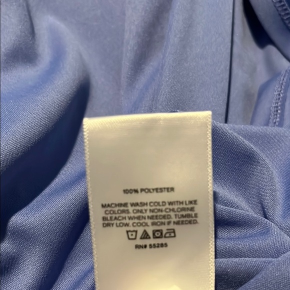 Express Blue Ruffle Dress - Picture 10 of 10